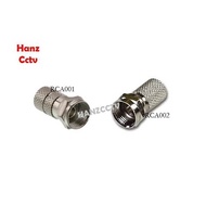 RCA001 RG59 F Connector/ RCA002 RG6 F Connector