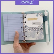 QUU 20Pcs Notebook Adhesive Pen Rings Elastic Pen Holders Rings Pen Hook Holders