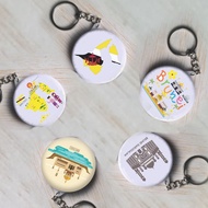 GANTUNGAN SOUVENIR BY BRUNEI DARUSSALAM KEYCHAIN I BROS/PIN I REFRIGERATOR STICK 4,4 CM