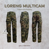 Celana Tactical 511 Loreng Army Multicam Tropis Celana Loreng