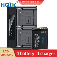 HQIX สำหรับ Kodak PIXPRO กล้องดิจิตอล WPZ2 LB-015แบตเตอรี่แท่นชาร์จสองหัว