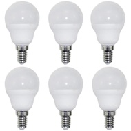 PACK OF 6  LED E14 Bulb 5W Plastic Save Energy Light Bulb Lamp *Warm White* 3000K 85% Energy saving 