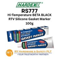HARDEX RS-777 High Temperature Hi-Temp BETA Black RTV Silicone Gasket Marker 100g RS777 Silicon Gask