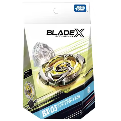 Takara Tomy Bey X BX-03 Starter Wizard Arrow 4-80B BIade CARD GAME