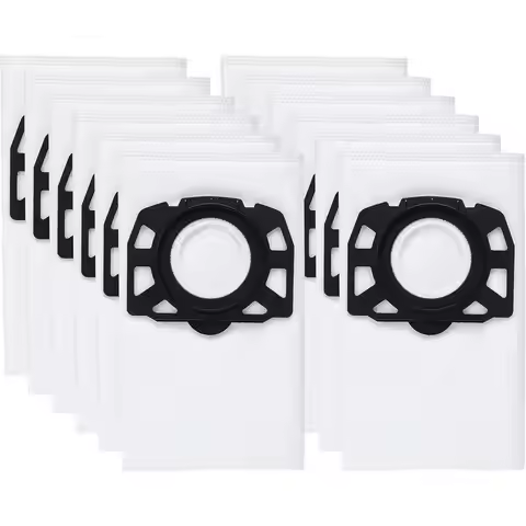 Vacuum Cleaner Bags Compatible with Karcher WD2 Plus, WD 3, KWD 1, KWD 2, KWD 3, MV 3, SE 4001, SE 4