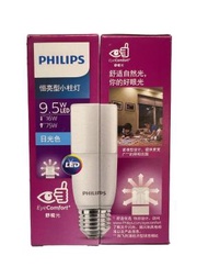 飛利浦 - PHILIPS LED 柱膽 9.5W E27 6500K(2件裝)
