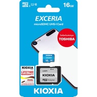 Kioxia MicroSD 16GB exceria Class 10uhs-1 up to 100mb/s