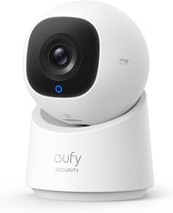 eufy by Anker Security C220 Indoor Surveillance Camera with 2K Resolution 360° Rotation Tilt Wired I