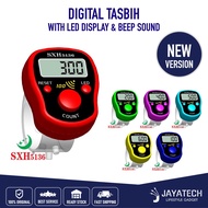DIGITAL TASBIH WITH LED DISPLAY BEEP SOUND / FINGER COUNTER / TASBIH YAASIN / DIGITAL COUNTER / PRAY