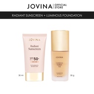 Jovina Set : กันแดด + รองพื้นฝากลม