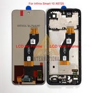 ทดสอบสำหรับ Infinix Smart 10 X6725 LCD Smart 10 Plus X6725B กรอบหน้าจอสำหรับ Infinix Smart 10 HD X65