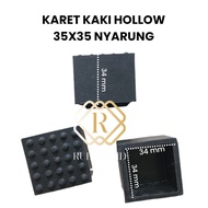 HOLLOW RUBBER 35X35 SINGLE [34x34 mm] HOLLOW CHAIR RUBBER TABLE RUBBER/