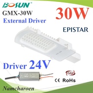 ..30W LED Street Light Aluminum Profile Type White 6500K Use External Driver 24V Lamp Model Bosun-GM