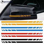 QUENNA 2Pcs Rearview Mirror Side Stripes Sticker Vinyl Decal For Mercedes Benz W204 W205 W176 A45 W213 C63 AMG W212 C253 Q8W2