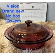 vision cookware cranberry 23x4cm new