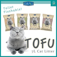 [Cuddly Paws] SOYA Tofu Cat Litter 7L Assorted Scents. Toilet Flushable.