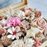 甜在馨-母親節限定花盒|乾燥盆花|不凋花禮|永生花|組合盆栽|送禮