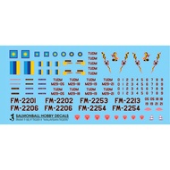 Malaysia TUDM F-5E Tiger II 1/72 basic decal