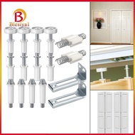 [Blesiya1] 16x Bifold Door Hardware Bifold Door Hardware Repair Replacement Parts, Bifold Door Bottom Closet Door Repair