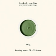 LACHEK | Scented Candle Green Concrete Jar Colorful Handpoured Lilin Wangi Aroma Candle Gift Set 190g【 Ready Stock 】香薰蜡烛