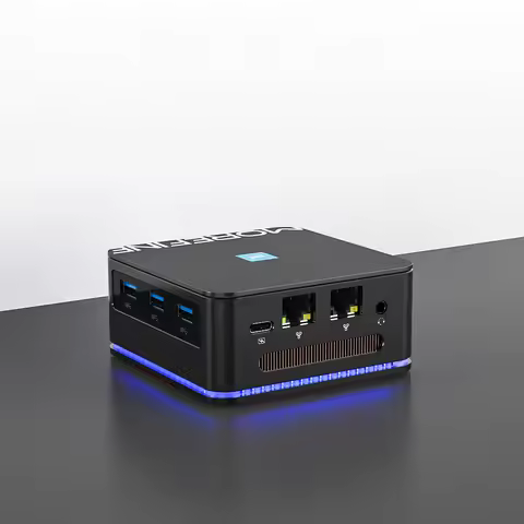 Pocket Mini PC 12th Gen N100 Quad Core 16GB DDR5 4800MHz Max 2T SSD PC Office Compact Computer Dual 