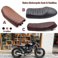 Motorcycle Retro Seat Motorcycle Flat Brat Seat Cafe Racer Vintage For HONDA CB350 CB400 CB500 CB550