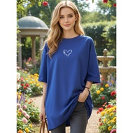 2R031 [AIYOU] M-5XL Tshirt Clothes T shirt Women Tshirt Crop Top Tshirt Blouse Round Neck Half Sleev