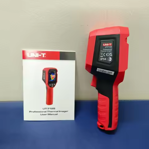 UNI-T UTi712S Thermal Camera, 120x90 IR, 8H Battery & 6 Color Modes, IP54/2m Drop, Affordable for HV