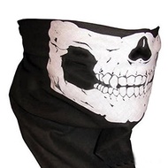 Skull Face Mask- Neck Tube Scarf Snood Balaclava- Ski Cycle Biker BMX Paintball