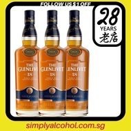 The Glenlivet 18 Years Single Malt Scotch Whisky 70cl Triple Bottles w Gift Box