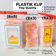 Plastic Clips Size 2x3, 3x5, 4x6, 5x8, 7x10 contents (1,000 sheets) Ziplock Plastic Plastic Packagin
