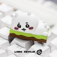 Chiikawa~Chiikawa Little Octopus Uzachi Unique Resin Art Keycap Mechanical Keyboard 2U Keycap