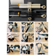 OHLINS Steering Damper with damper Bracket CNC Raider Y15 Y16 XMAX RS150 RSX150 LC135 R15 R25 RXZ MT