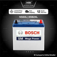 Bosch Battery NS60L NS60S Car Battery Bateri NS60L 65B24L Bateri Kereta Batteri Kereta Wira Vios Alt