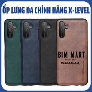 Ốp lưng da dành cho Samsung Galaxy A14/A24/A34/A54 hàng chính hãng X-Level cao cấp