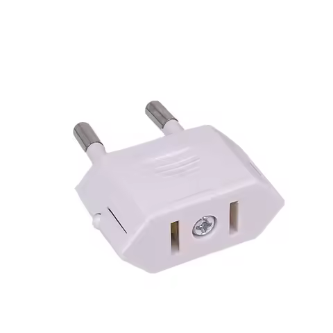 1pc 4.0mm EU Adapter Travel Plug Adapter American CN US To EU Plug Euro Power Plug electrical Adapte