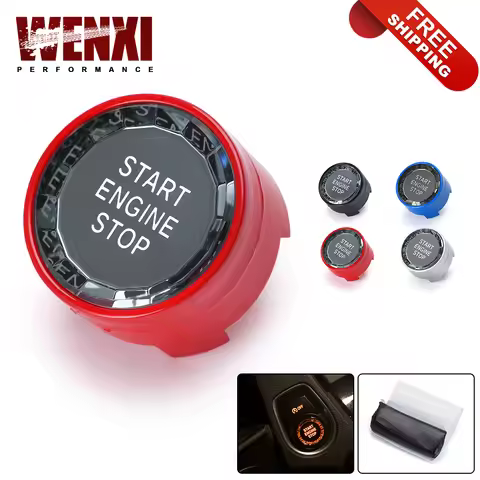 Crystal Start Stop Engine Switch Button for BMW 1 2 3 4 5 6 7 X1 X5 X6 F22 F30 F10 F32 F01 F15 G30 G