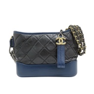 藍/黑色 皮革 Gabrielle Small 流浪包 肩背包 A91810