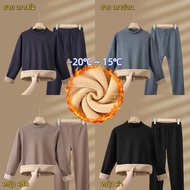 Hittech Set Long John Camel Fur Turtleneck 600g Cold Protection Heattech Suitable For-20 C~15 C Abro