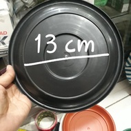 18 cm black pot base, pot base for pot bottom diameter 13 cm