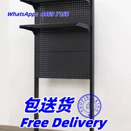 🔥免费送货- 洞洞板書架 收納架 置物架 書櫃 書桌架 雜物架 展示架 包送貨