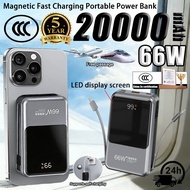 【3C Certification】Magnetic 3C Powerbank 66W Fast charging  10000mAh Wireless Powerbank Fast Charging