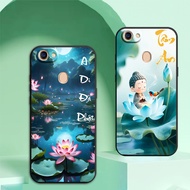 Oppo F5 / F5 Youth / F7 / F7 Youth case printed with peaceful Bodhi leaf calligraphy