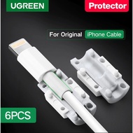 [Prevent Broken Cable]Ugreen Cable Protector For Lightning Charger Protection USB Cord Saver Bite Cable[6pcs]