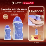UUcare Feminine Wash 60ML/ 250ML Soothing Lavender pH 5.5 Gentle, Moisturizing Intimate Cleanser