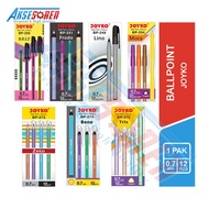 Pulpen Bono BP-274 Joyko 1 Pack / Pulpen Gel 1 Pack / Pulpen Cair / Pulpen Joyko / Alat Tulis Sekola