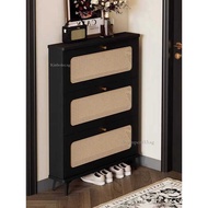 Shoe Cabinet Rattan Breathable 24CM Double-layer Detachable Shoe Cabinet New Ultra-thin Dump Storage