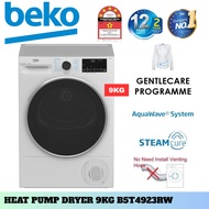 Beko Heatpump Dryer 9KG B5T4923RW / 12KG B5T66230WM Made In Europe