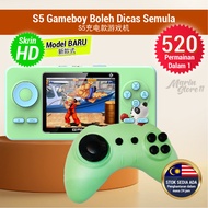 S5 520 Games In 1 Rechargeable Classic Video Gameboy Console Childhood Toy 2 Players Klasik Konsol M
