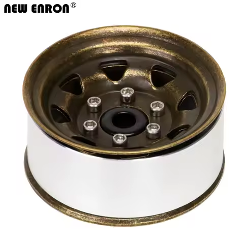 4Pcs 12mm Hex 1.55" Wheels Rim RC Hub Metal for 1/10 RC Car Crawler Axial SCX10 90069 D90 TF2 Tamiya